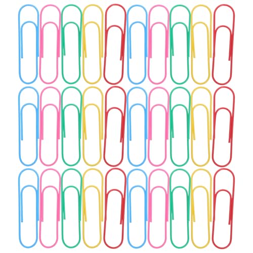 VINTORKY �I�t�B�X��w�Z�����̋������y�[�p�[�N���b�v100����A10cm/4�C���`�̊��ȏ��ސ����N���b�v�A�ƒ�⋳�������̃J���t���ȕ��[��L�b�g