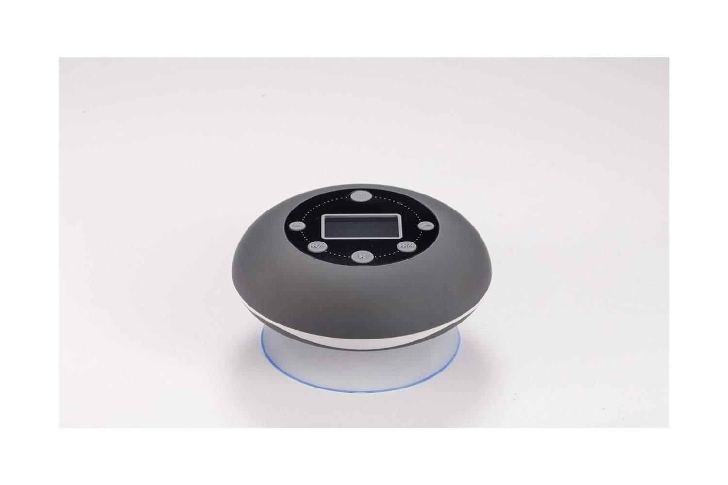 S602 Łazienka Wodoodporna Głośnik Bluetooth Z FM Radio Darmowe połączenie Długi Wyświetlacz zegara odtwarzania Przenośny(Grijs)