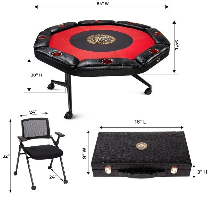 Amazon.co.jp: Triton クラシック折りたたみ式8プレーヤーポーカー