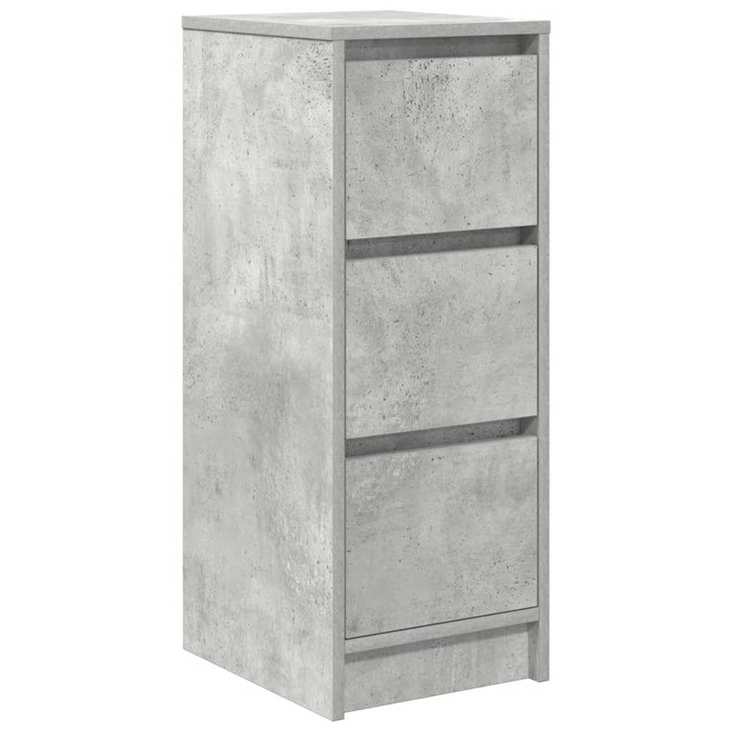vidaXL Sideboard Betongrau 29,5x34x76 cm Holzwerkstoff