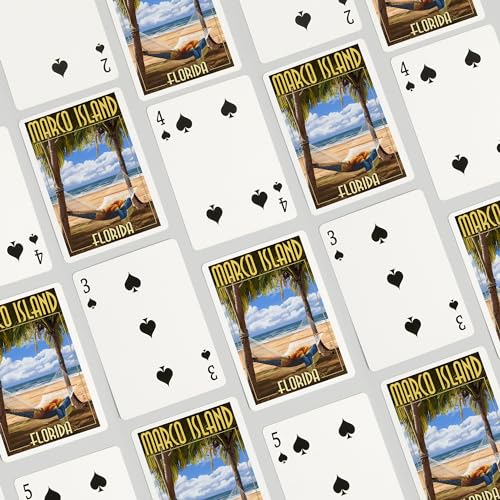 Baraja de 52 cartas tamaño póker miniatura 4