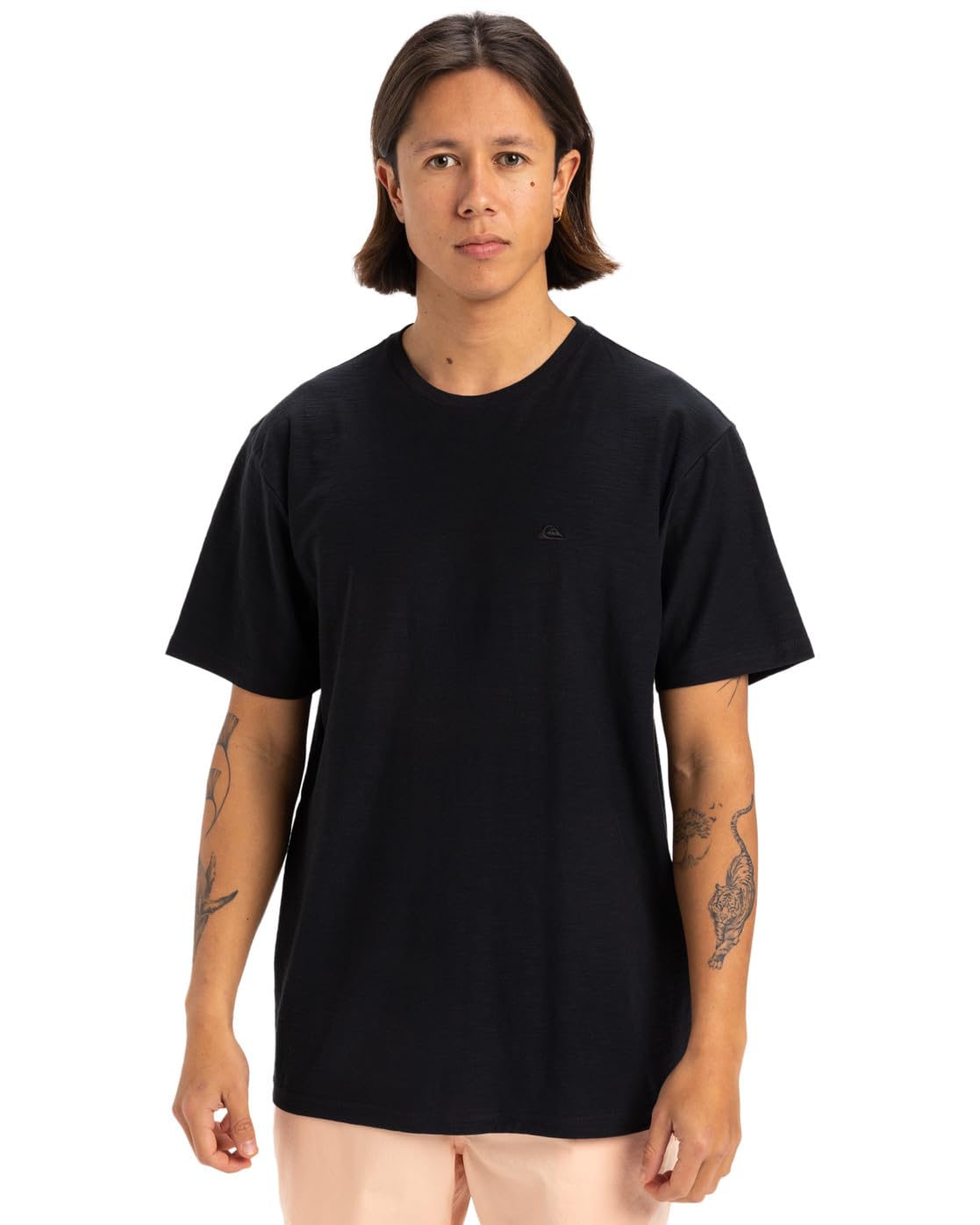Quiksilver Knit top SLUB ROUNDNECK Men Black S