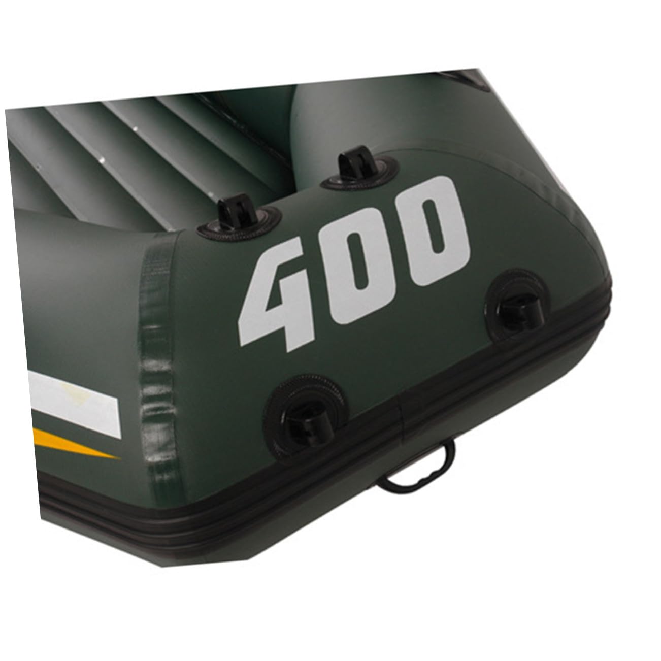 VICASKY Supporto per Propulsore per Kayak e Gommone Gonfiabile in Metallo Nero, Staffa per Fissaggio Facile da Installare, Accessori per Pesca