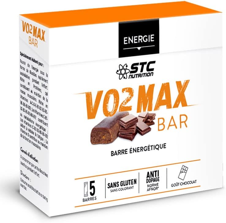 STC Nutrition VO2 MAX BAR 5 Energetical Bars x 45g - Chocolate