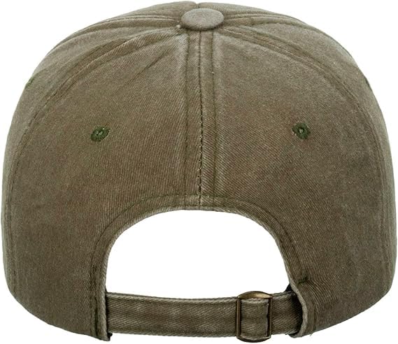 Image of Handcuffs Denim Caps for Men & Women American Flag Embroidered Hats | Baseball Cap | Casual Caps | Summer Hat (Khaki)