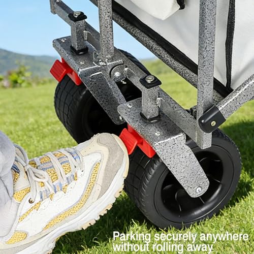 Carrito plegable resistente para tus días de playa, jardín y camping 7