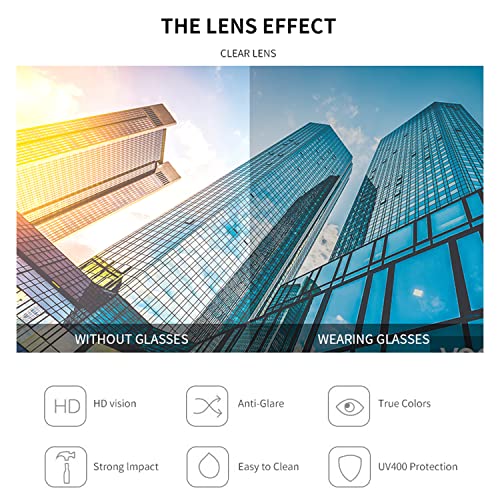 Image of EYLRIM Thick Square Frame Sunglasses for Women Men Chunky Rectangle Polarized Sunglasses UV400 Protection