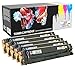 Price comparison product image Prestige Cartridge 201X CF400X Compatible Toner Cartridge for HP Laserjet Pro M252dw M252n MFP M274n MFP M277dw MFP M277n - Black (x2) Cyan Magenta Yellow
