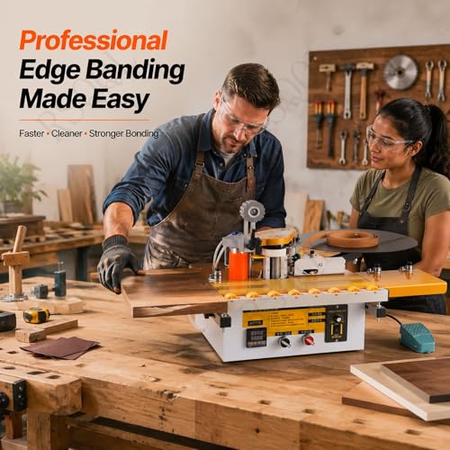 Máquina de bandas de bordes para solucionar cantos despegados e imperfecciones en madera 3