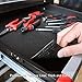 CASOMAN Professional Tool Box Liner and Drawer Liner 18 inch x 24 feet,Easy Cut Non-Slip Foam Rubber Toolbox Drawer Liner Mat - Adjustable Thick Cabinet Liners