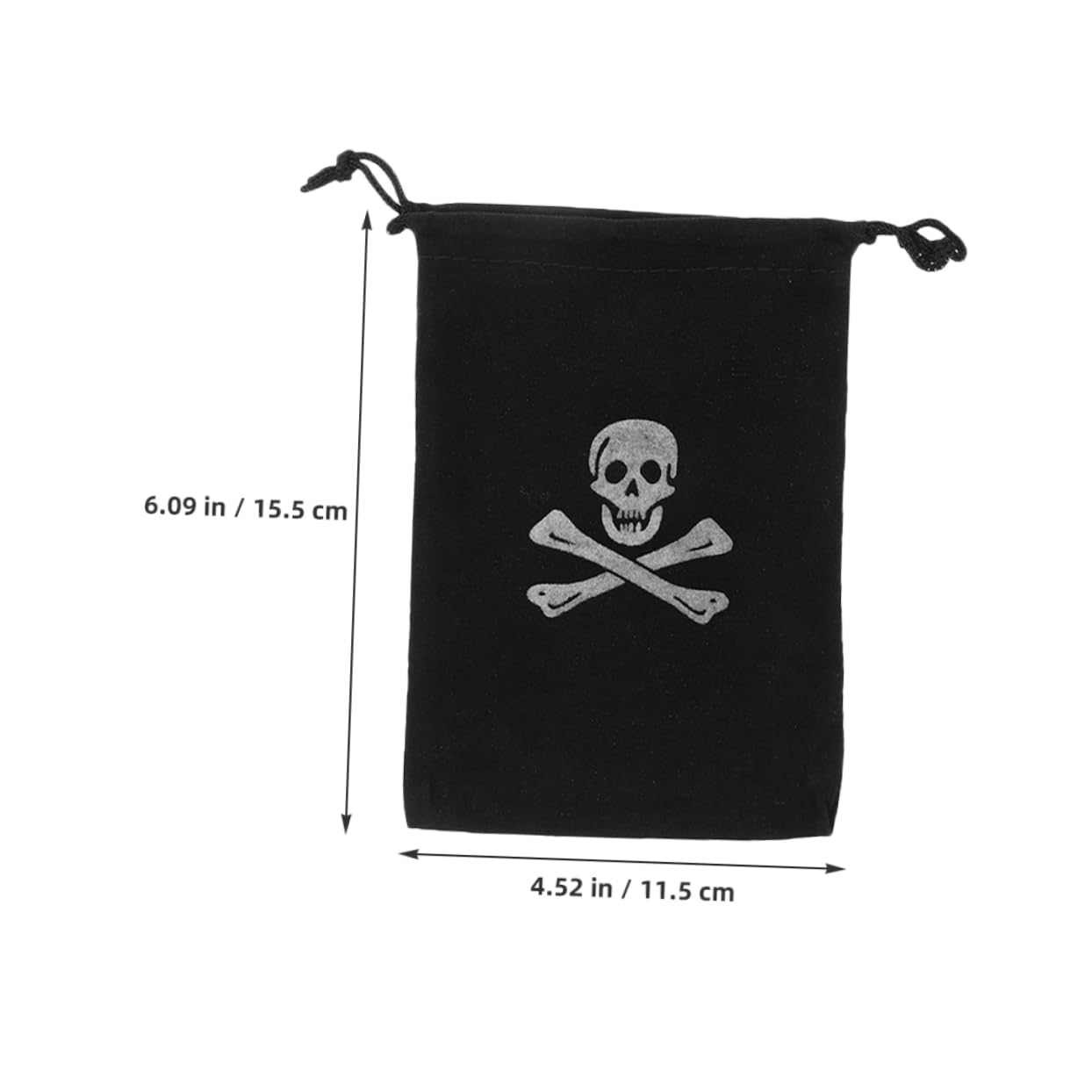 GLEAVI 60pezzi Sacchetti Filo Pirata Con Teschi Per Feste Di Halloween Borse Portamonete Versatili Decorazioni Spaventose e Gadget Per Eventi