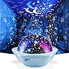 Proiettore Stelle Soffitto Bambini,45 Modalità di Lampada Proiettore Bambini, 3 Film 360° Rotazione Luce Notturna Bambini,USB Ricaricabile Lampada Stelle Proiettore Bambini Regali Decorazioni Camera