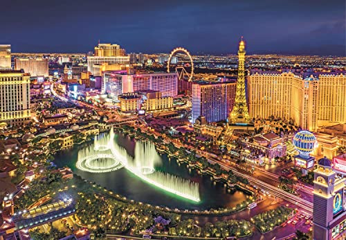 Puzzle 6000 pièces : Las Vegas Clementoni Puzzles - vue 4