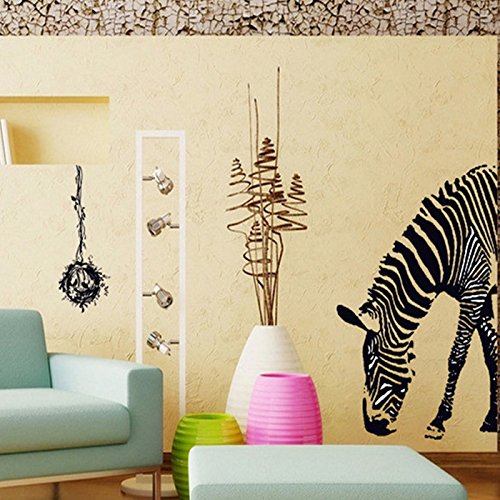 Zebra 3d Wall Sticker Pvc Wall Decals Home Hotel Wedding Decoration Living Room Bedroom Wallpaper
