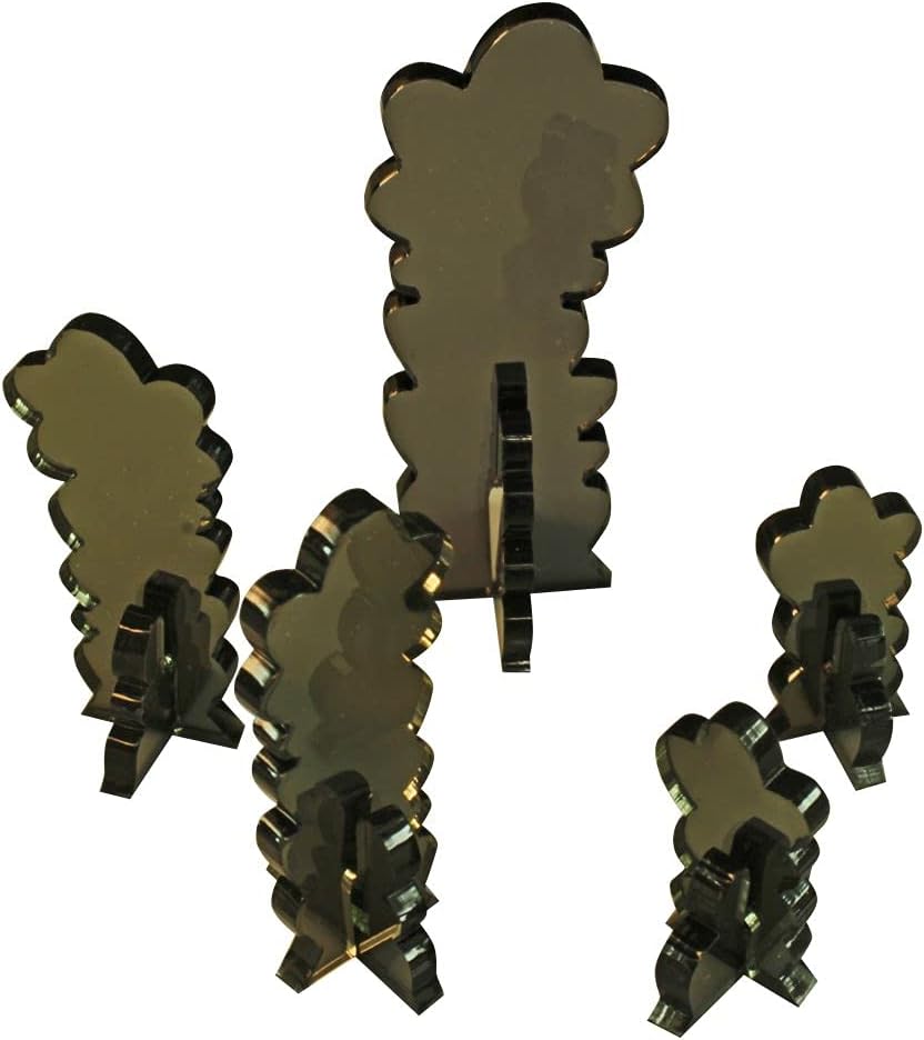 LITKO Smoke Column | Smoldering Wreckage | Damage | Blast | Translucent Grey (Mini - Fluorescent Amber Base)