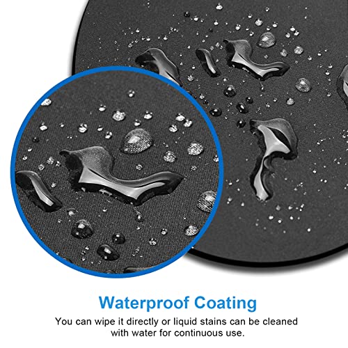 Imayondia Mushroom Butterfly Art Round Mouse Pad, Goth Mousepad Small, Circular Decor Mouse Pad, Personalized Design Mouse Pad Non-Slip Rubber Base Mousepad For Laptop Computer #TOP4