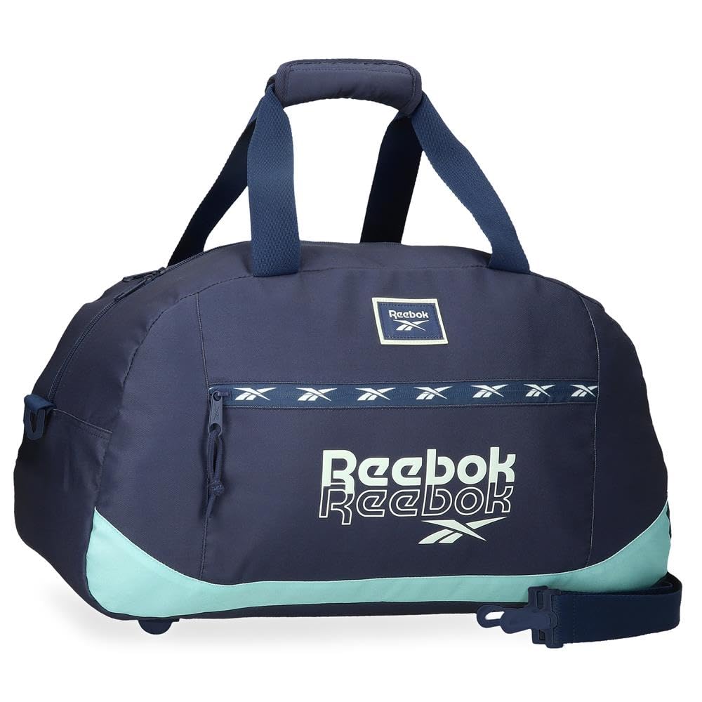 Reebok Andrew Blue Travel Bag, 53 x 29 x 22.5 cm, Polyester, 38.43 L, by Joumma Bags