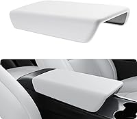 Vista 10 de BASENOR Funda para reposabrazos de consola central para Tesla Model Y Juniper/Model 3 Highland 2025 2026 [antideslizante] [sin logo] Accesorios