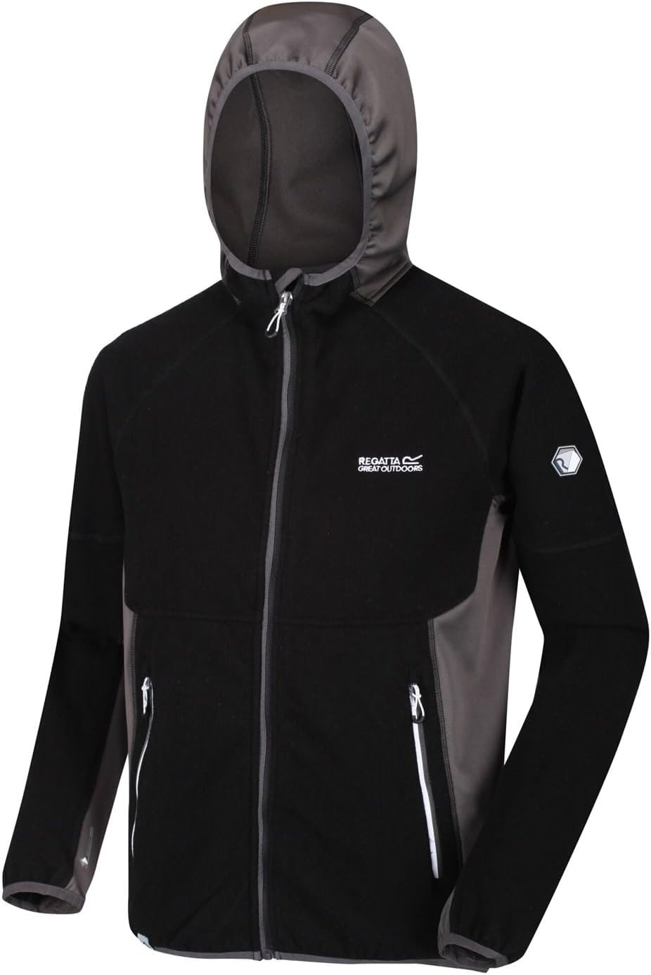 Regatta Polaire En Laine Technique Effet Tricot Kinver Avec Capuche Et Ouverture Zippée Fleece Homme Oxford Blue/Prussian FR: S (Taille Fabricant: S