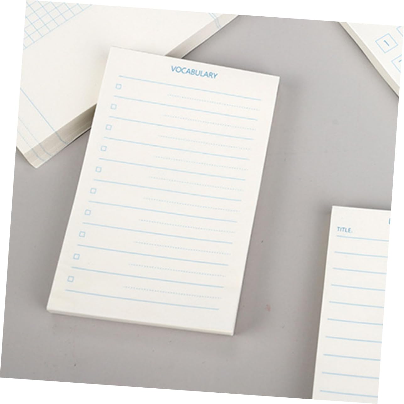 Artibetter 3 Pièces 12 bloc-notes livre de mots enfants indice bloc-notes de poche plaine blocs-notes multi-usages cahier étudiant Petit carnet Mémo petites notes de service Papier