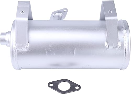 Miniatura 5 de JZGRDN Silenciador AM122848 M92365 compatible con tractores de césped John Deere LTR166 LT155 LTR155 LT150 LT133