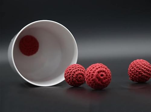 Miniatura 4 de ZQION Taza Chop Cup Magia Tazas Magia Tazas y Bolas Trucos de Magia Cerrar Trucos Mágicos Etapa Magia Mentalismo Magia (Copa y Bola)