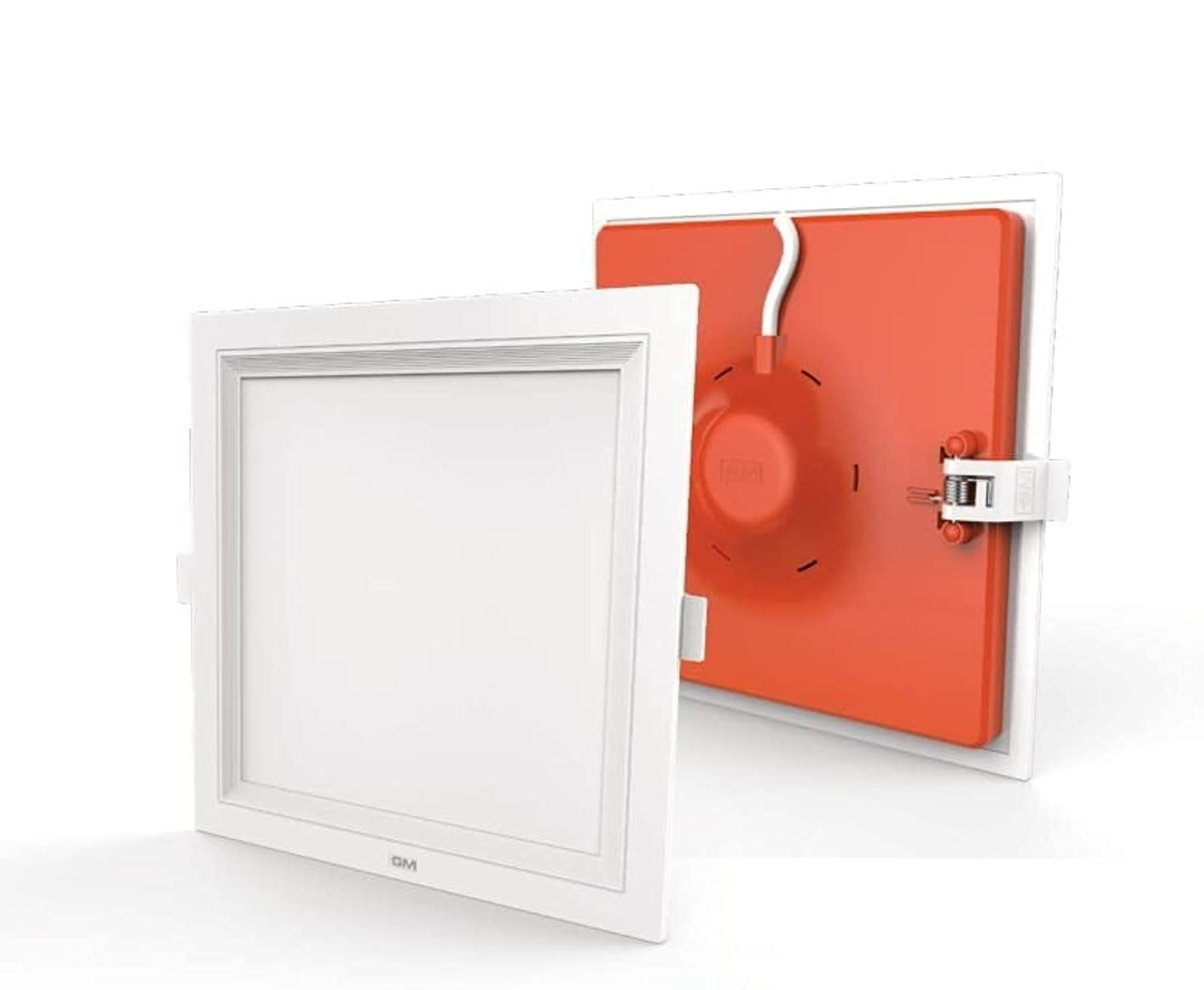 GM Yolo 10 W LED Ceiling Light Ceiling Light Recessed Downlight Cool White LED Light with Build in Adaper (5.5" Square)