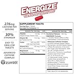 iSatori Men & Women Energize Extra Strength Caffeine Pills | Fast Acting Long-Lasting Energy Pill | Extended Time Release Caffeine | Improved Clarity, Energy Support | No Jitters, Crash | 60 Tablets - Image 2
