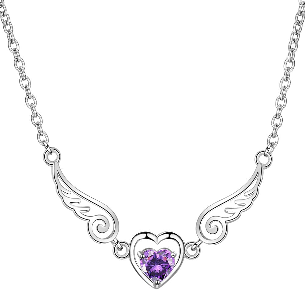 Collier ras de cou coeur cristallin hypoallergénique élégant