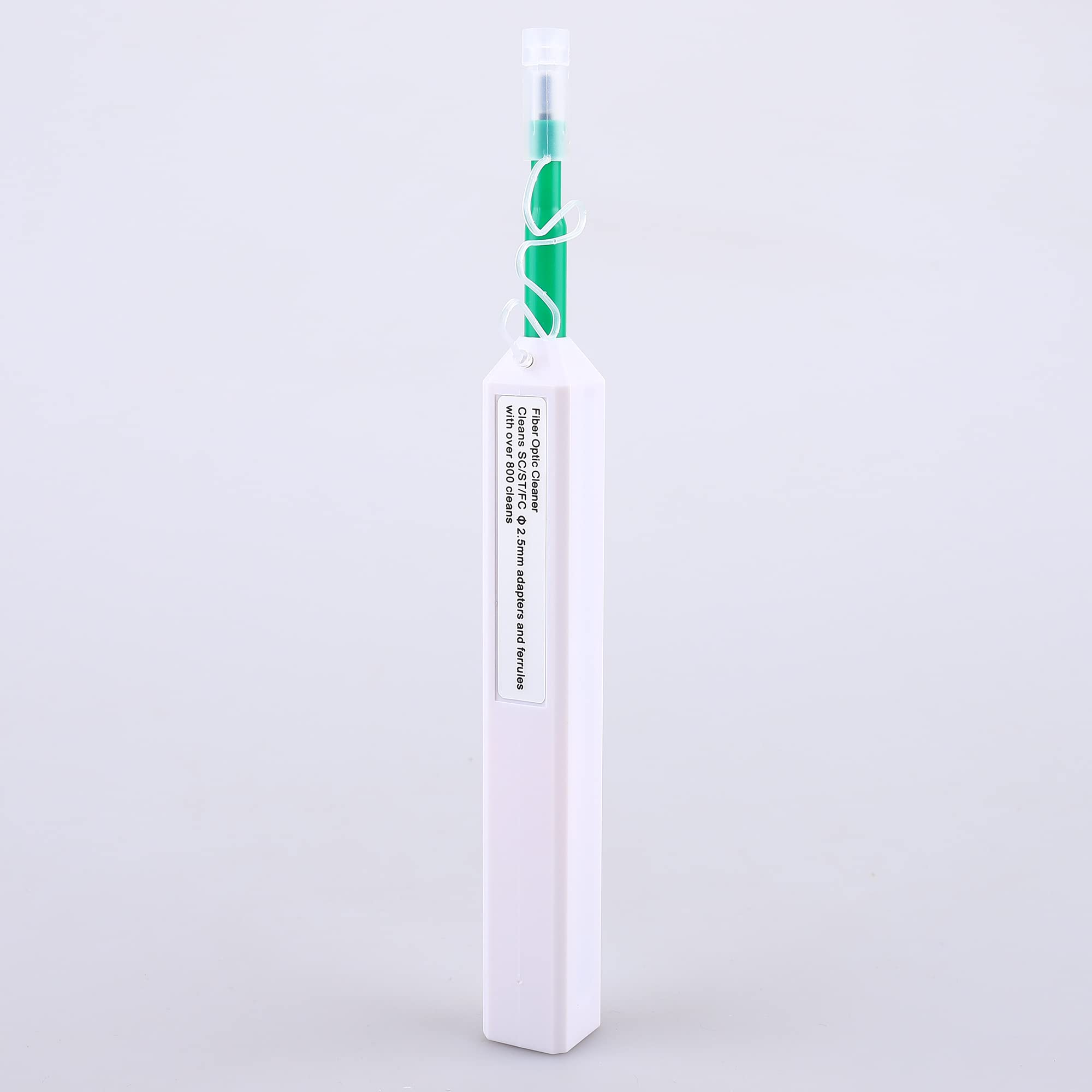 FTTH Glasfaser-Reinigungsset mit Glasfaser-Reinigungskassette für FC SC ST LC MU MPO Stecker 1,25 mm/2,5 mm Faserreiniger, Stiftreinigung, Tupfer, Optische Faserreiniger, Werkzeug