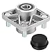 Huskey 2X Front Wheel Hub Bearing Assemblies and Bearings for Club Car DS & Precedent 2003 & Up G & E Models, Replaces OEM Part # 102357701, Aftermarket Reference # 6110