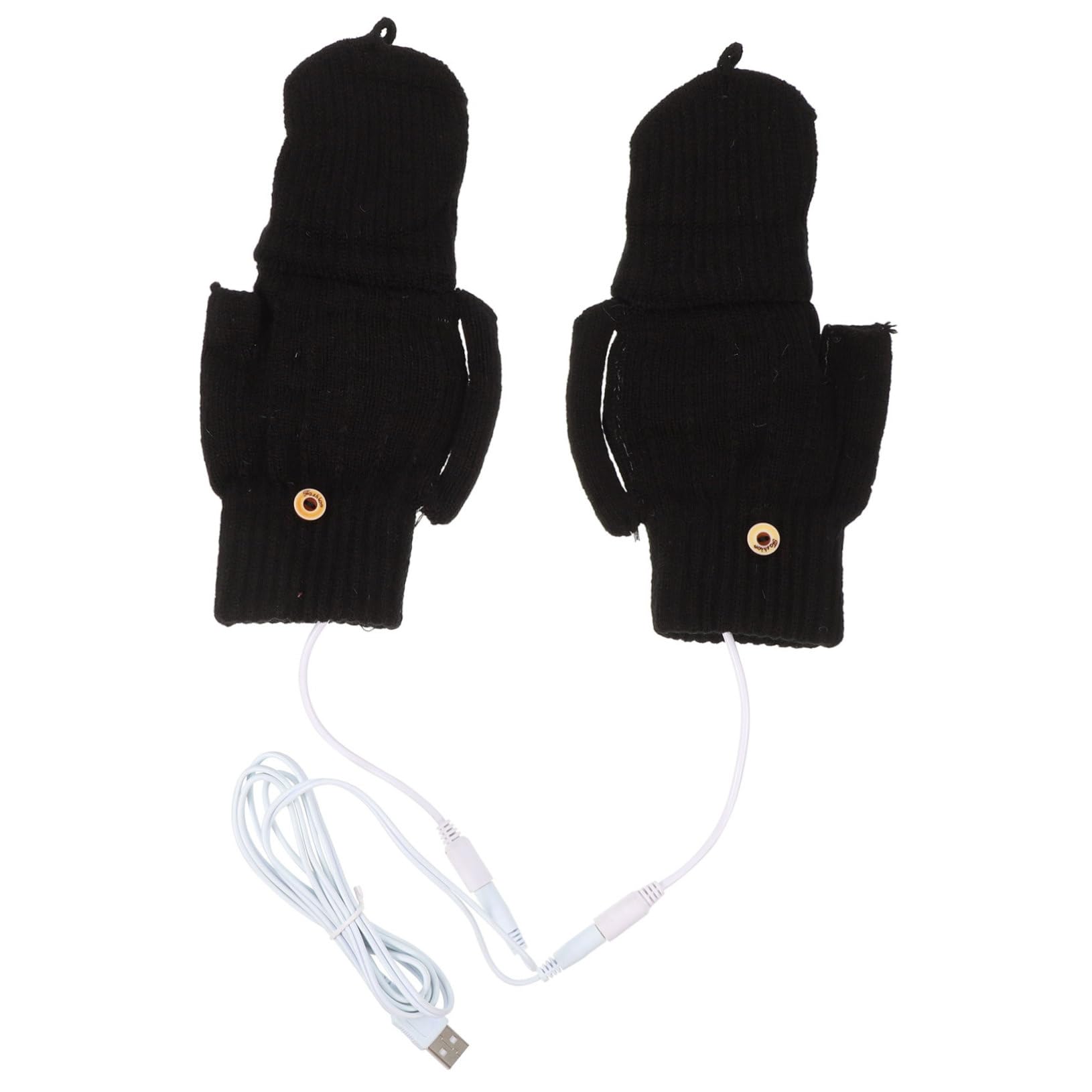 BESPORTBLE 2juegos Guantes Térmicos Calentados Usb Para Invierno Guantes Portátiles De Calor Manoplas Aislantes Para Actividades Al Aire Perfectos Para Esquí y Senderismo