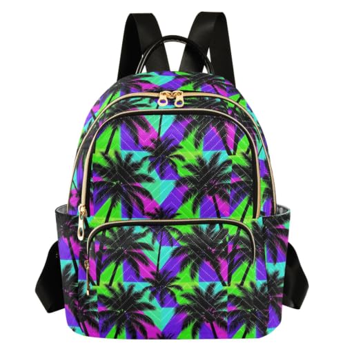 Mochila para mujer de costuras suaves con tres compartimentos de cremallera en tamaño small