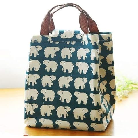 Bolsa de almuerzo enfriadora de viaje con diseño de animal lindo Cover