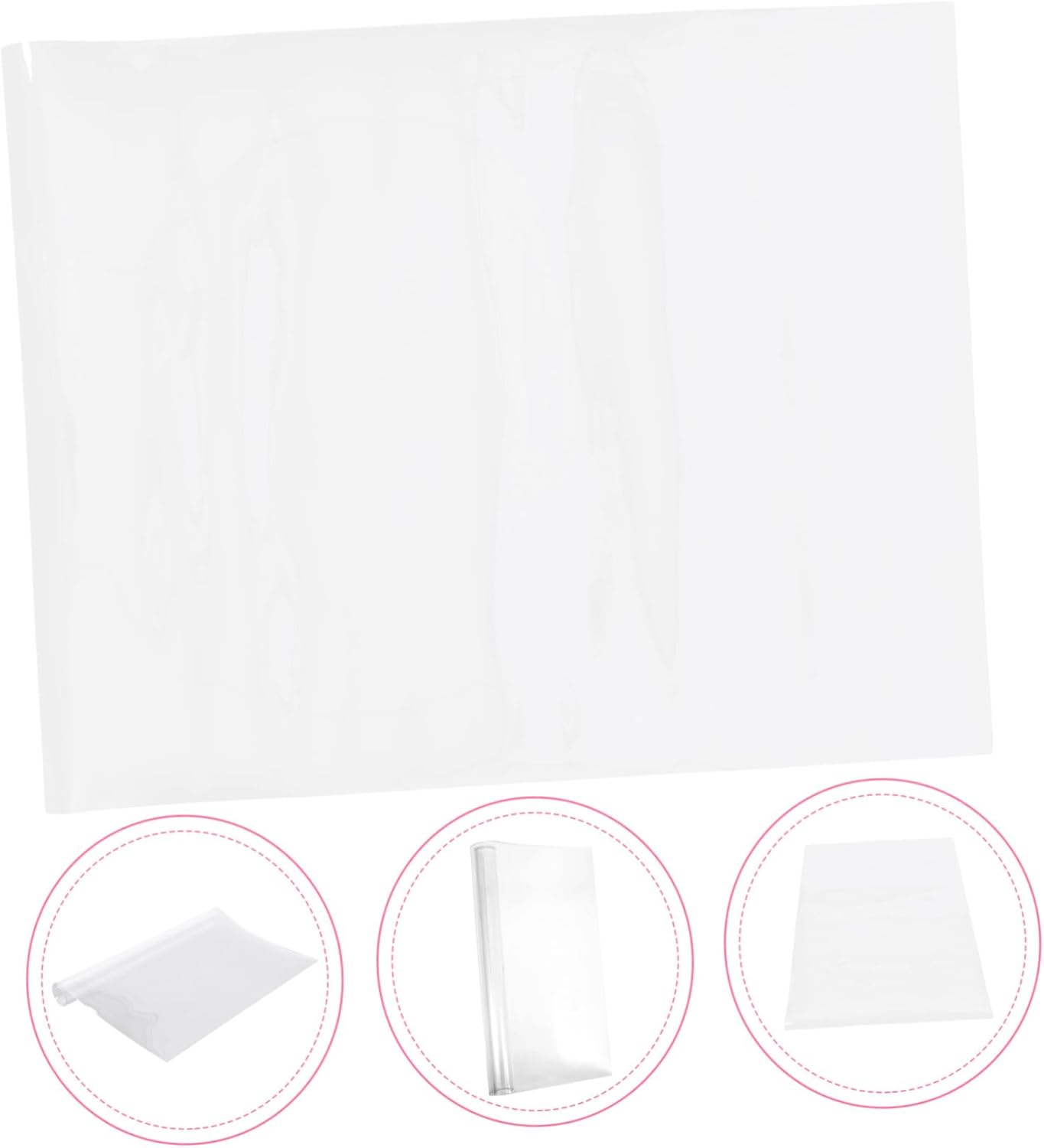 Transparent PVC Floor Mat Protector Thick Carpet Cover for Floors High-Definition Chair Mat Non-Slip for Furniture and Office Use