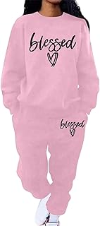 Generisch 2025 Moda Mujer Casual Casual Suelto Sudadera con Capucha y Pantalones Joggers Conjunto Elegante Cómodo Ropa de Lounwear Top Mujer