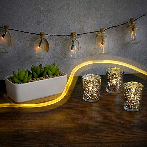 Casavetro heldere kurk Stop lege glazen flessen 50 ml Herbruikbare kurk deksels-luchtdicht voor Sloe Gin azijn bier Cider Soda wodka en Water (12 x 50 ml) - Image 4