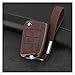 Miter Klucz Car Key Case Fit for Volkswagen VW. Golf 7 MK7 Tiguan Mk2. SEAT POLO IBIZA 6J Leon 5f fr mk3. Skoda Kodiaq Octavia 3 A7 2018 2019 (Color Name : Brown)
