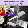 Automatic Food Mixer,Stainless Steel Jam Automatic Stirrer, 4-Blade Scraping Commercial Automatic Stir for Making Jam, Chili Sauce, Beverage and Porridge 85L