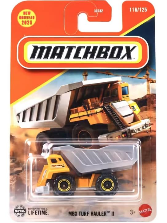 Matchbox MBX Turf Hauler II Dump Truck 1:64 Escala miniatura 1