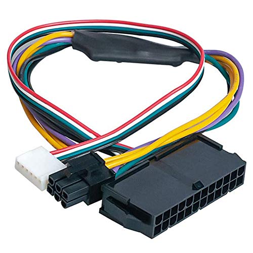 Humanitypd - Cable adaptador de corriente principal PCI-E ATX de 24 pines a 6 pines para placa base estación de trabajo Z230 Z220 SFF