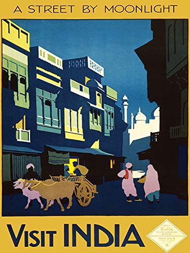 Piddix India Canvas, Multicolour, 30 x 40cm