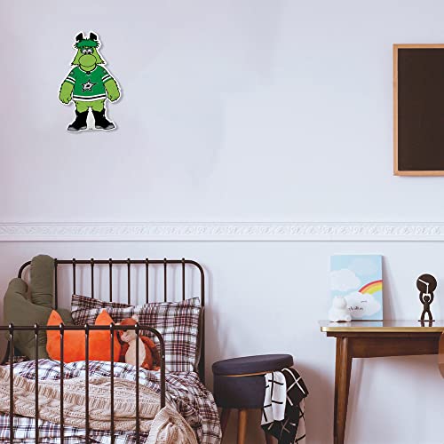 Rico Industries NHL Hockey Dallas Stars Mascot Shape Cut Pennant - Home and Living Room Décor - Soft Felt EZ to Hang - image 4