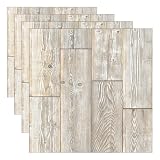 d-c-fix suelo vinilo autoadhesivo - Roble rústico - 11 losetas - impermeable, baño y salón - 30.5 x 30.5 cm (Paquete de 4)