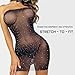 Famstar Sexy Lingerie for Women Naughty Sparkle Rhinestone Set Bodysuit Outfits Teddy Erotic Mesh Women’s Lingerie