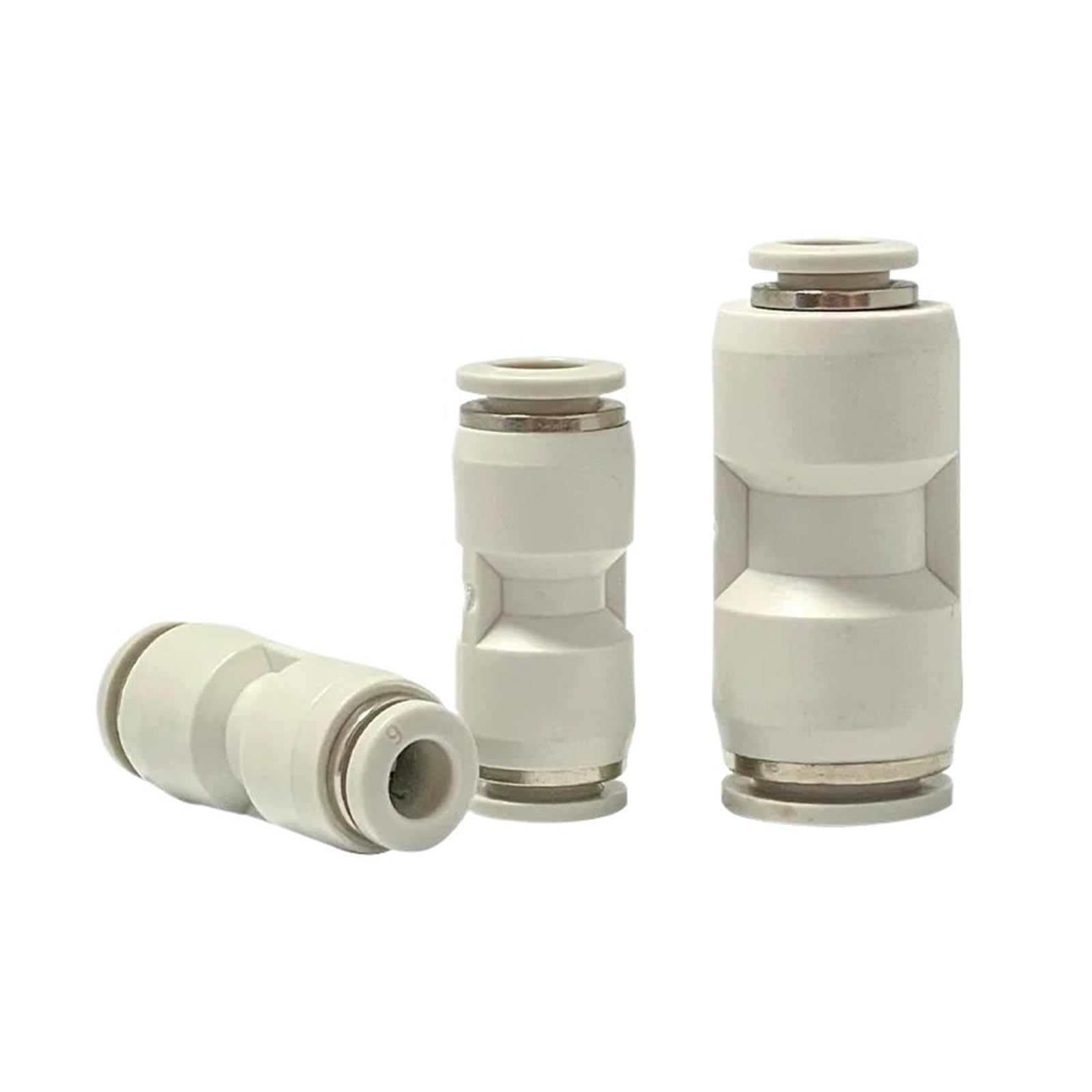 10PCS Pneumatic Fitting Trachea Quick Plug Straight Through Reducing Connector PG6-4/8-6/10-8/8-4/10-6/12-8(PG10-8 (10PCS))