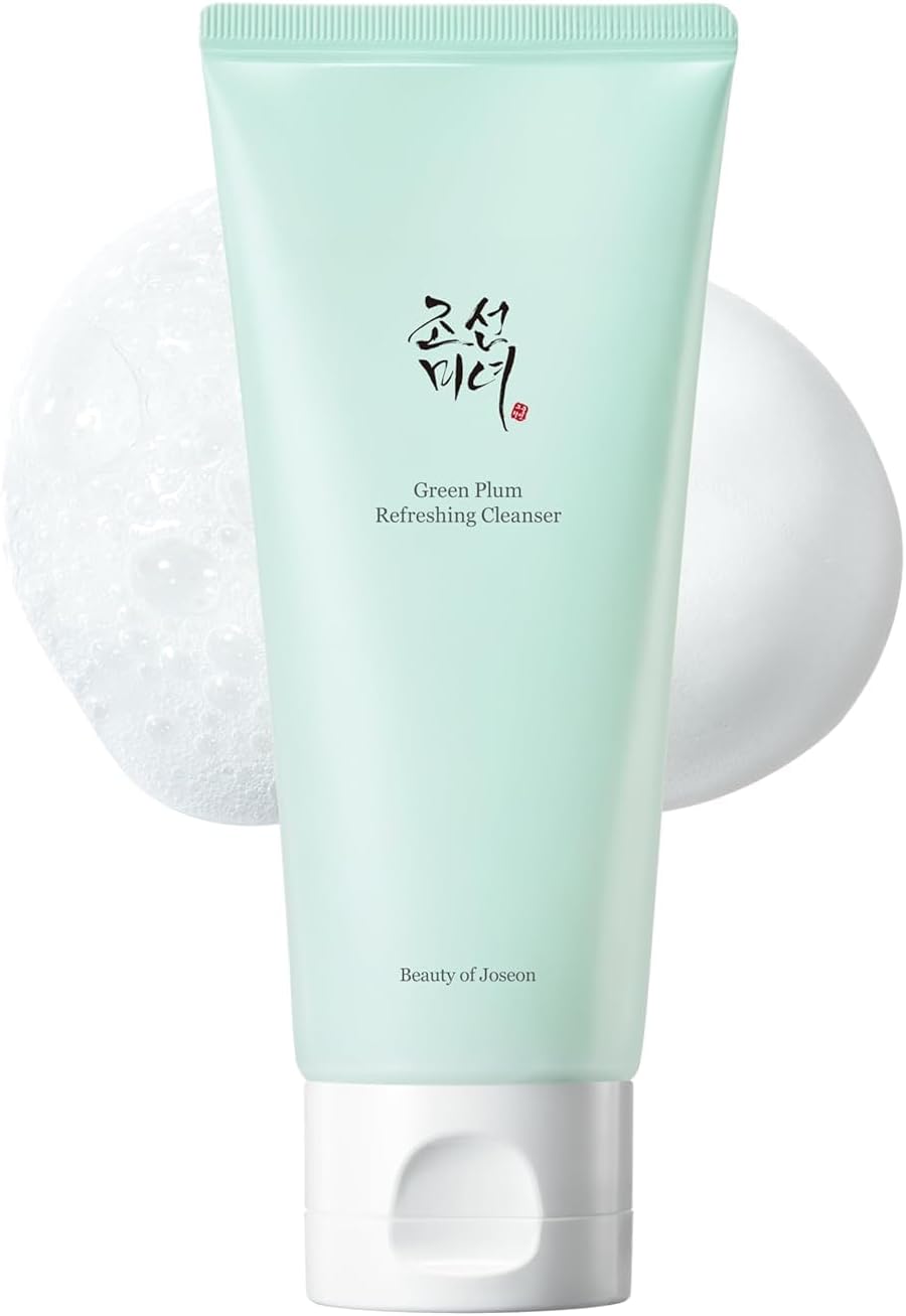 Beauty of Joseon Green Plum Refreshing Cleanser (100ml) |Everyday Soothing, Natural Cleanser |Made In Korea |Sensitive Skin Friendly |Removes Impurities without Drying Skin|Sensitive Skin Friendly