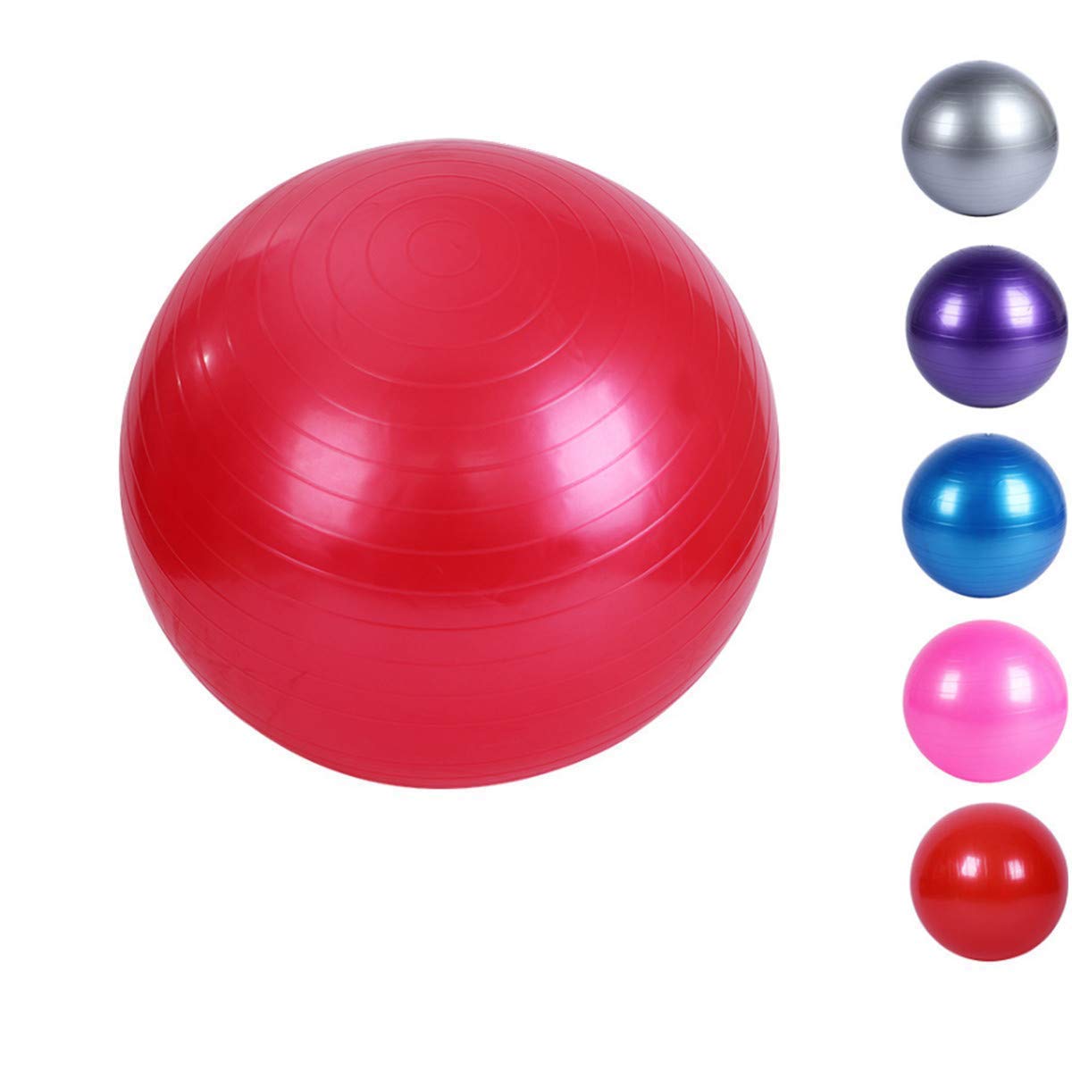 Thickening Total Body Balance Ball Kit - Includes Anti-Burst Stability Exercise Yoga Ball, Workout Program