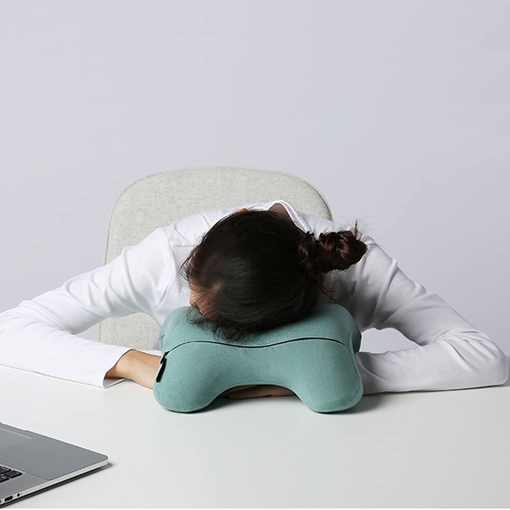 DongBao Reisekissen, Memory Foam Nackenkissen, bequem und tragbar, ergonomisches Nickerchenkissen für Flugzeug, Auto, Zug, Bus und Familie