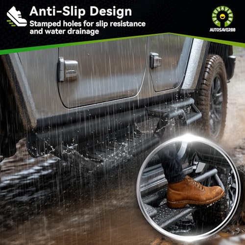 Estribos Running Boards para Jeep Wrangler JL 2018-2026 miniatura 5